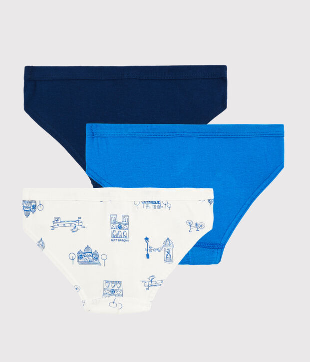 Lot de 3 slips Paris petit gar&ccedil;on multicouleur