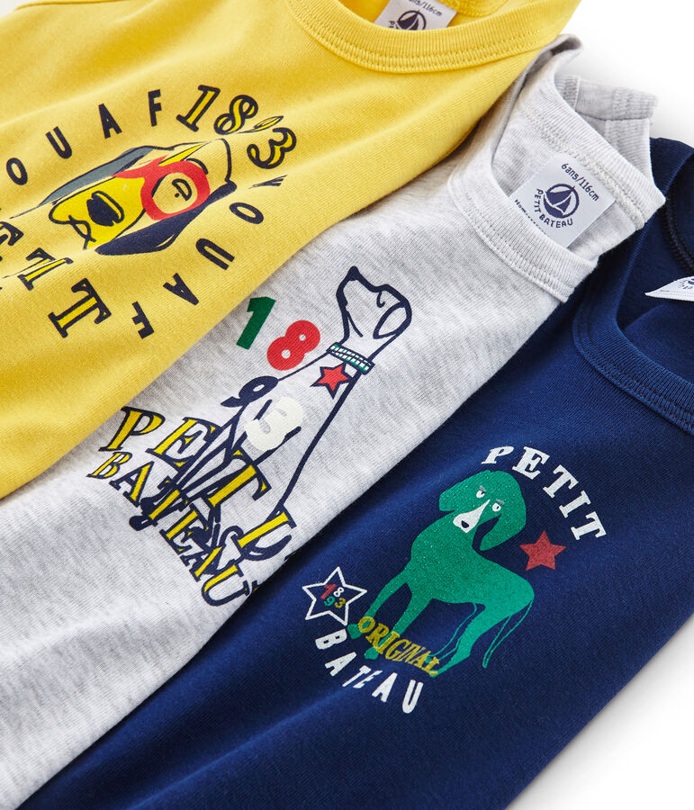 Trio de d&eacute;bardeurs petit gar&ccedil;on multicouleur