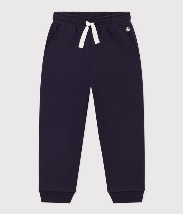 Pantalon de jogging enfant gar&ccedil;on bleu marine