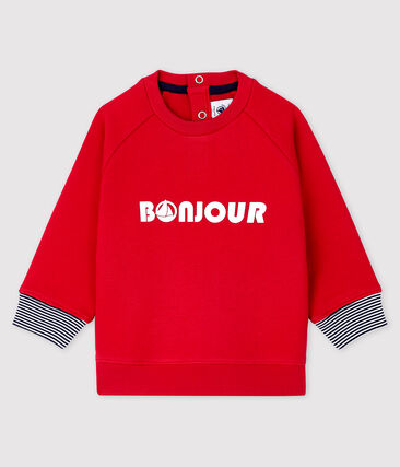 PETIT BATEAU - Sweatshirt bébé garçon imprimé