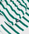 Marini&egrave;re enfant en coton vert/vert