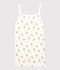 Chemise &agrave; bretelles L'ICONIQUE en coton Femme blanc/multicouleur