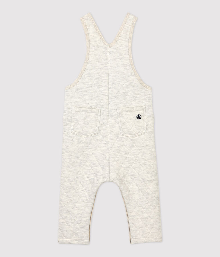 Salopette matelass&eacute;e b&eacute;b&eacute; beige