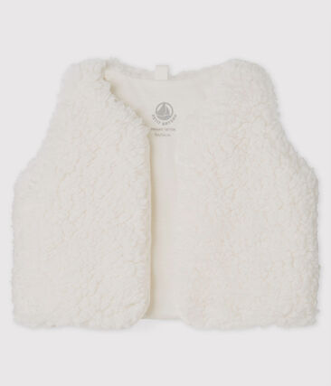 Gilet sans manches bébé fille en sherpa