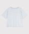T-shirt LE BOXY en coton Femme GOMME/ MARSHMALLOW