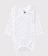 Body naissance fille manches longues imprimé