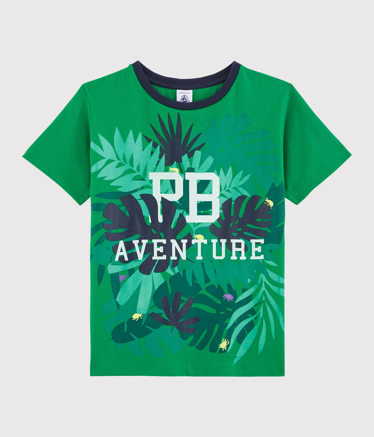 Tee-shirt enfant garcon vert