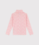 Sous-pull à imprimé enfant garçon fille blanc MARSHMALLOW/rose GRETEL