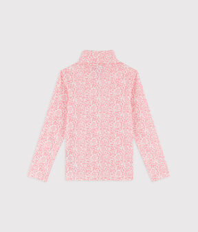 Sous-pull à imprimé enfant garçon fille blanc MARSHMALLOW/rose GRETEL