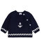 Pull bébé garçon bleu SMOKING
