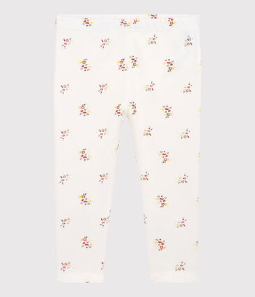 Legging imprimée en coton bébé fille