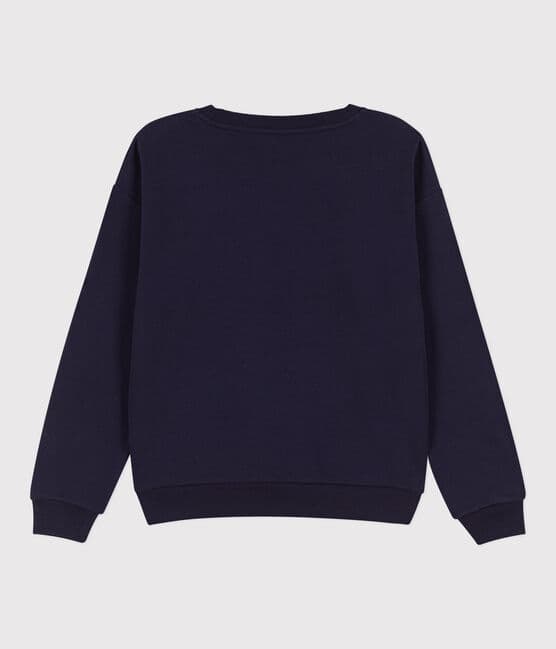 Sweatshirt en coton Femme bleu SMOKING