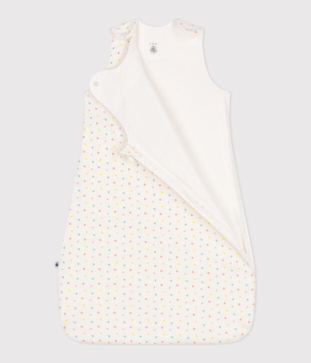 Gigoteuse b&eacute;b&eacute; en coton imprim&eacute; TOG 1.5 blanc/multicouleur
