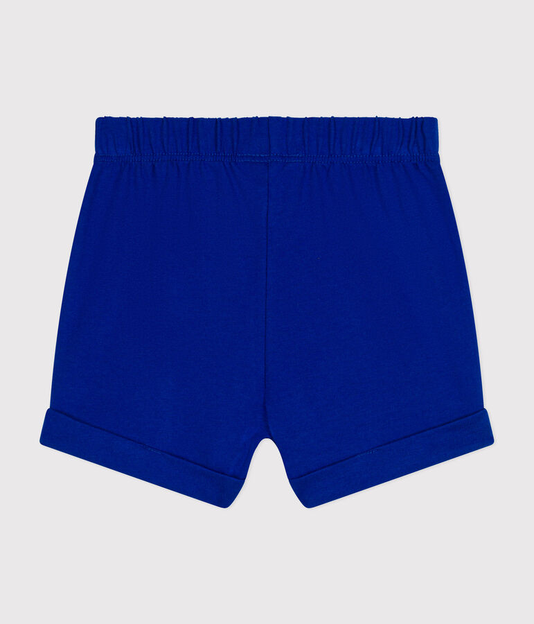 Short en jersey l&eacute;ger b&eacute;b&eacute; bleu SURF