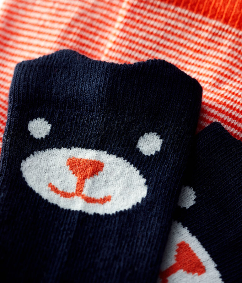 Lot de 2 paires de chaussettes b&eacute;b&eacute;. multicouleur