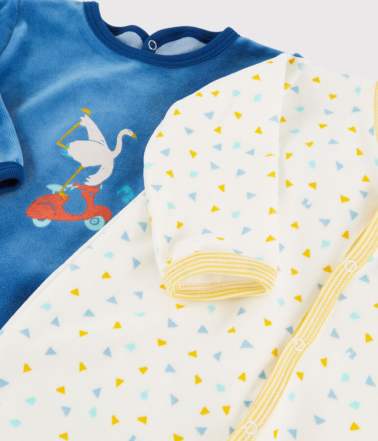 Duo de dors bien b&eacute;b&eacute; en velours multicouleur