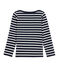 Marinière iconique enfant bleu SMOKING/beige COQUILLE