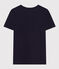 Tee-shirt Le Droit col rond en coton femme bleu SMOKING