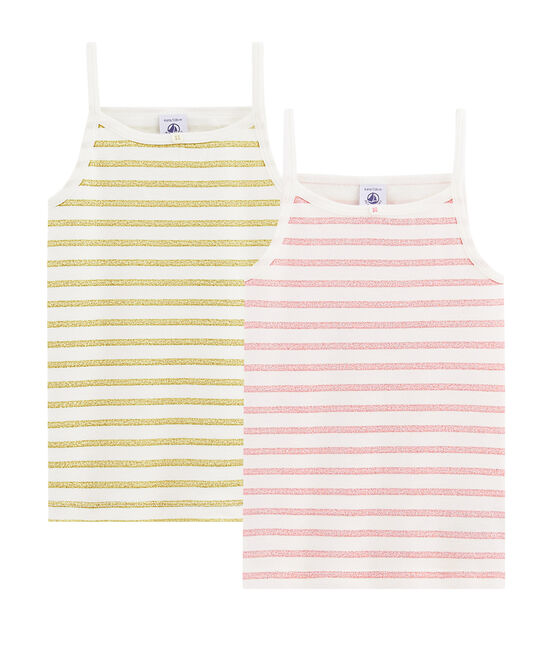 Duo de chemises à bretelles petite fille variante 1