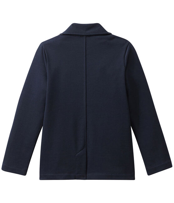 Veste garçon en jersey lourd bleu SMOKING