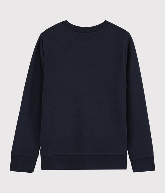 Sweatshirt en molleton enfant garçon bleu SMOKING