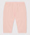 Pantalon bébé en velours fin rose SALINE