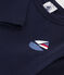 Tee-shirt manches longues en coton bébé bleu SMOKING