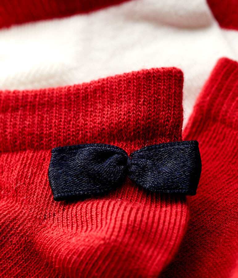 Lot de 2 paires de chaussettes basses enfant fille multicouleur