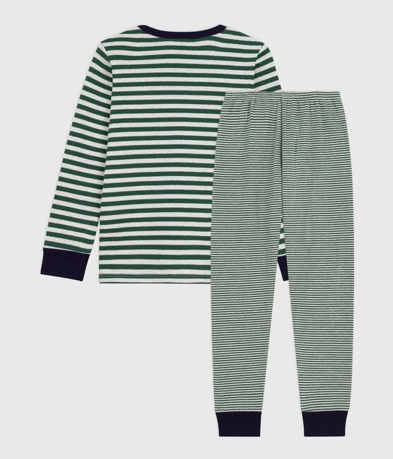 Pyjama enfant en tubique à rayures WILLOW/ MONTELIMAR