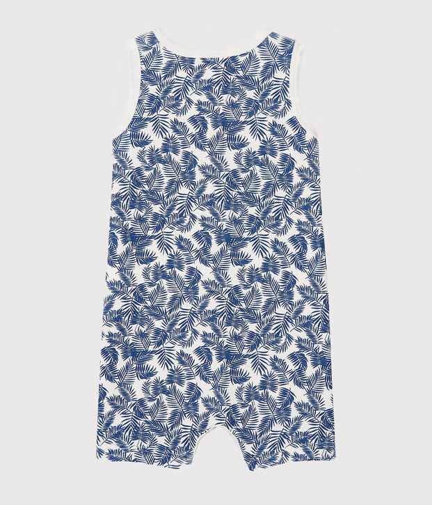 Combicourt b&eacute;b&eacute; en c&ocirc;te blanc/bleu