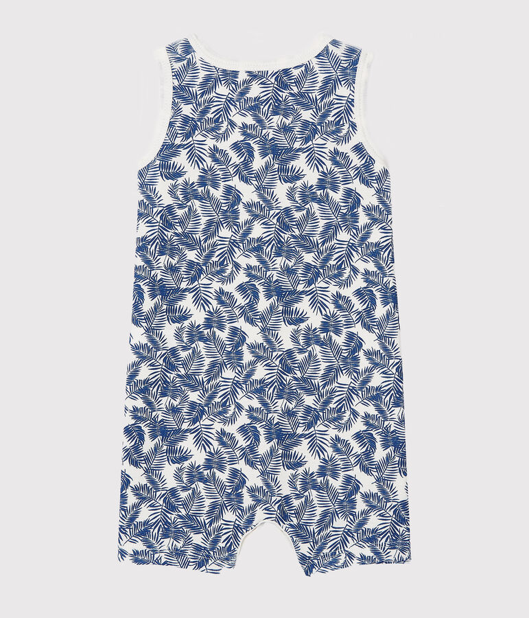 Combicourt b&eacute;b&eacute; en c&ocirc;te blanc/bleu