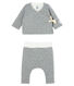 Ensemble deux pièces bébé en tubique matelassé