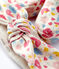 Lot bandeau et chaussons fleuri bébé fille en coton biologique variante 1