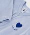 Pyjama b&eacute;b&eacute; en velours uni avec motif plac&eacute; NEW PLACID
