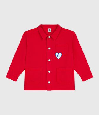 Veste enfant en coton unie