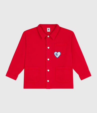 Veste enfant en coton unie