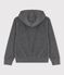 Polaire à capuche enfant fille / garçon gris GRIS FONCE/ DARK GREY