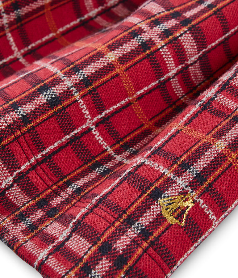 Jupe enfant fille rouge/multicouleur