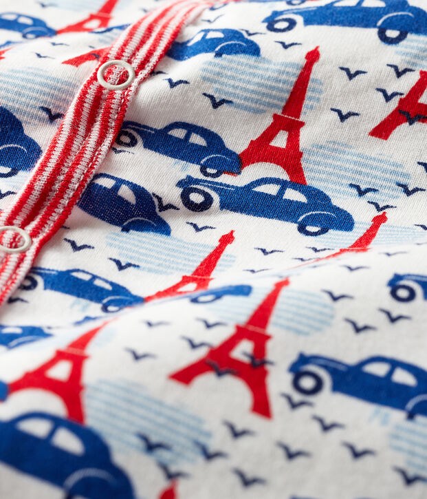 Dors bien b&eacute;b&eacute; en c&ocirc;te blanc/multicouleur