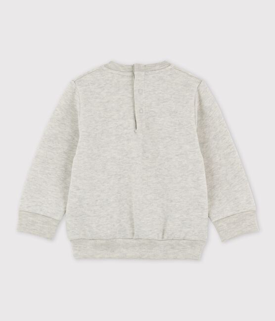 Sweatshirt en molleton bébé gris BELUGA CHINE