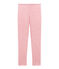 Legging petite fille en laine et coton rose CHEEK/blanc MARSHMALLOW