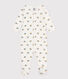 Pyjama bébé fleurs en molleton
