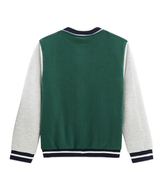 Blouson teddy enfant garçon vert SOUSBOIS