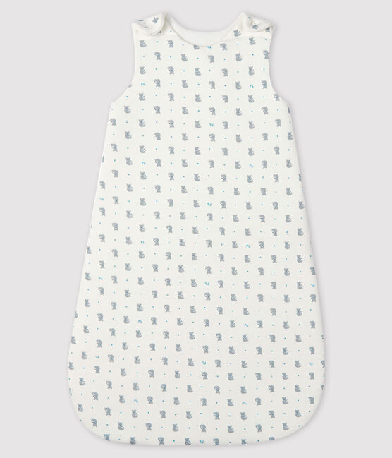 Gigoteuse bébé en côte blanc MARSHMALLOW/gris GRIS/ MULTICO