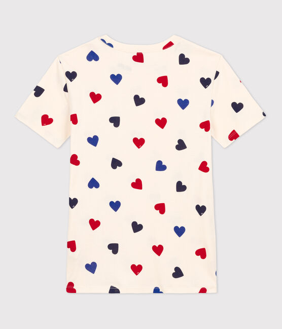 Tee-shirt L'ICONIQUE col rond en coton Femme blanc AVALANCHE/ MULTICO