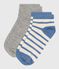 2 paires de chaussettes enfant fille en coton logo variante 1
