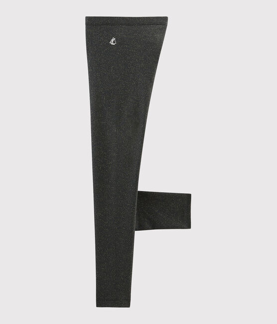 Legging en jersey enfant fille gris CAPECOD/jaune OR