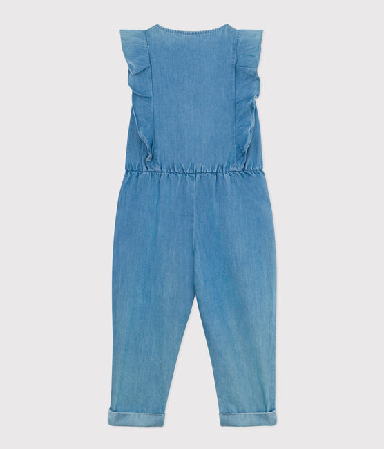 Combinaison enfant fille bleu DENIM CLAIR