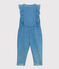 Combinaison enfant fille bleu DENIM CLAIR