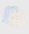 Lot de tee-shirts enfant en coton manches longues imprimé variante 1